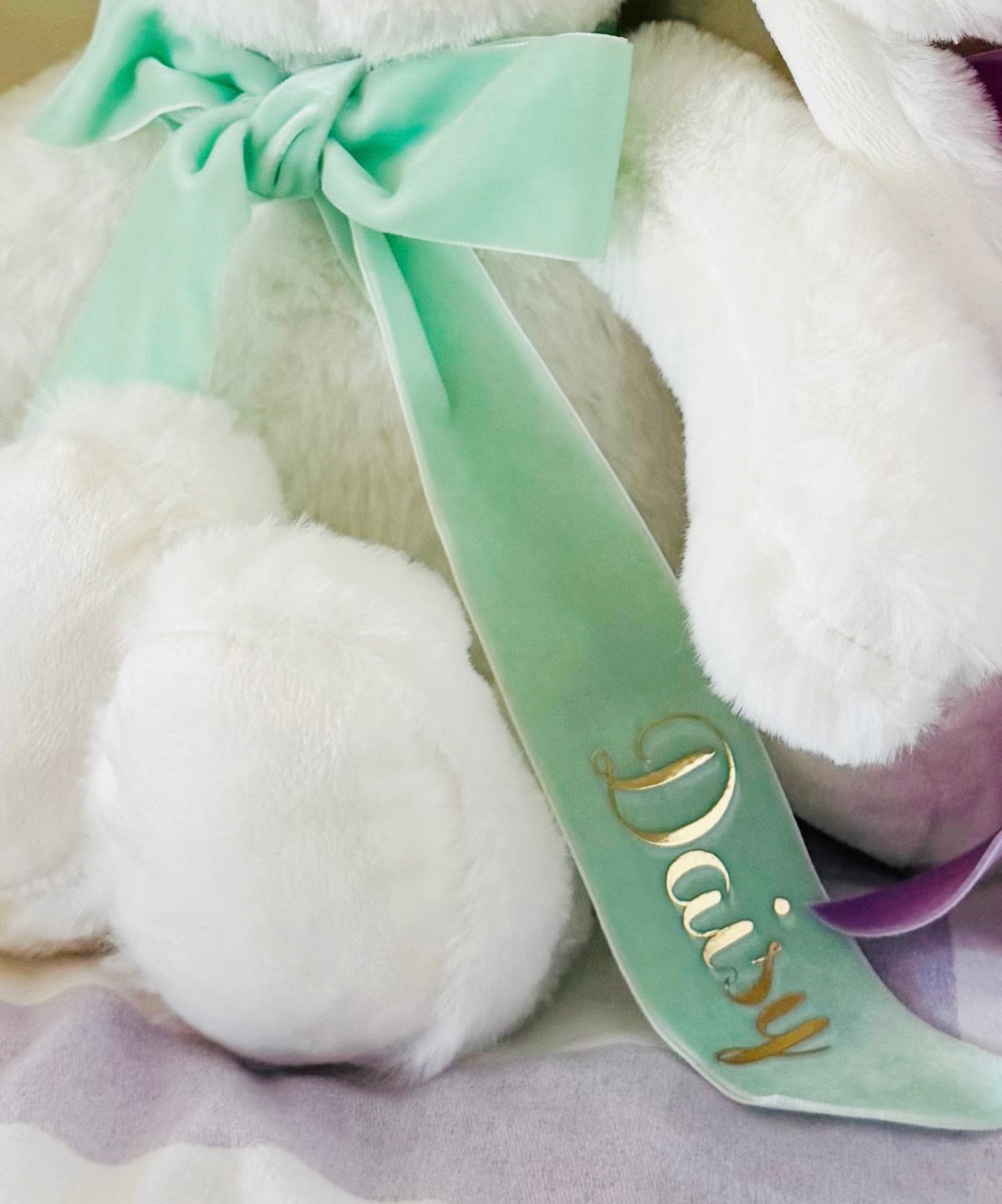 Custom Name Personalised Easter Bunny Soft Toy