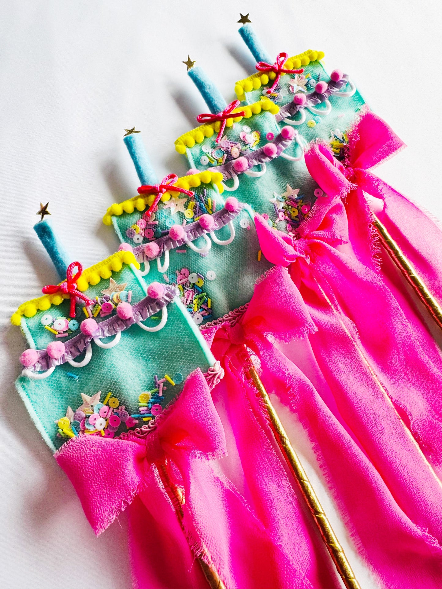 Birthday Cake Sprinkle Celebration Party Wand